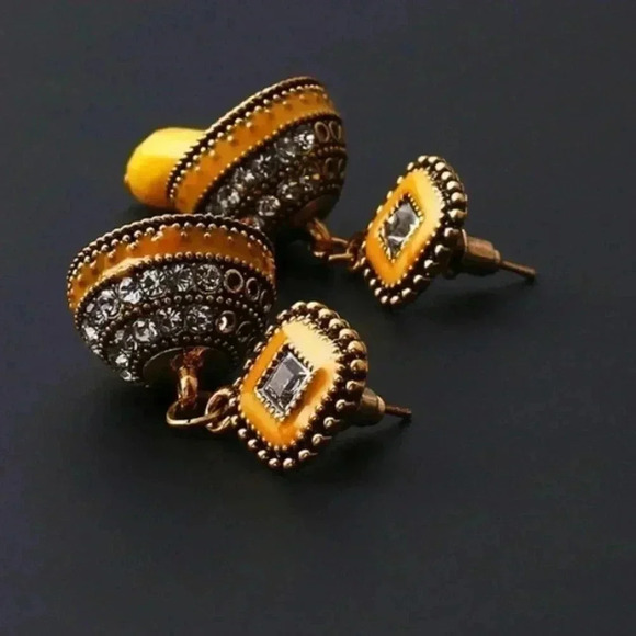 Boho Ethnic Retro Dangle Earrings - Picture 4 of 6